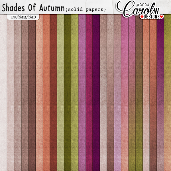 Shades Of Autumn-Solid papers