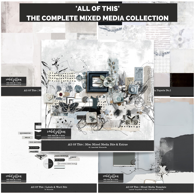 All of This | Digital Scrapbooking Collection by Rachel Jefferies