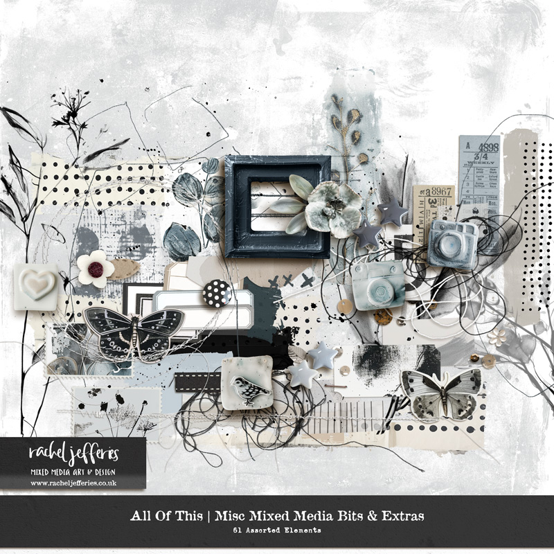 All of This | Misc Mixed Media Bits and Extras by Rachel Jefferies