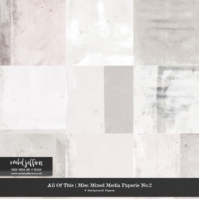All of This | Misc Mixed Media Paperie Set 2 by Rachel Jefferies