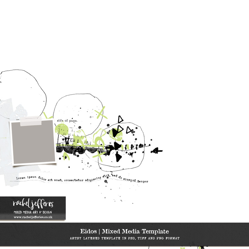 Eidos | Mixed Media Template by Rachel Jefferies