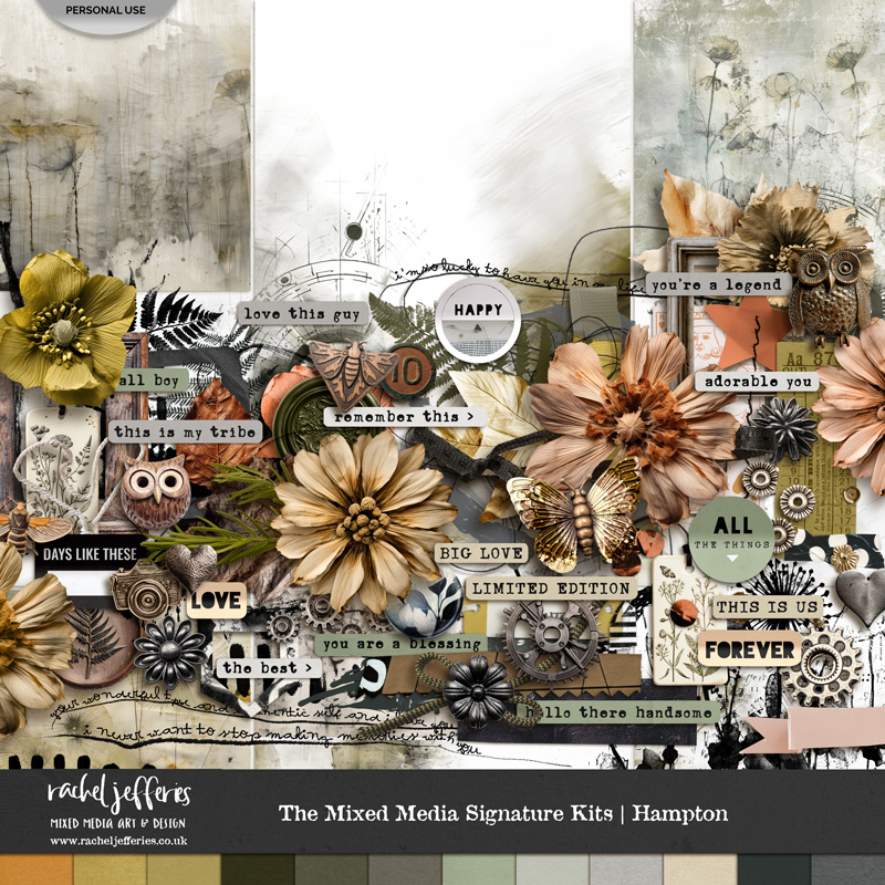 The Mixed Media Signature Kits | Hampton by Rachel Jefferies