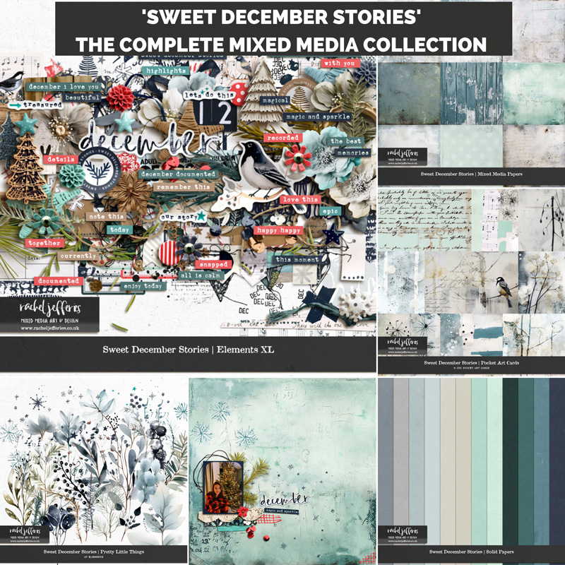 Sweet December Stories | The Complete Mixed Media Collection by Rachel Jefferies