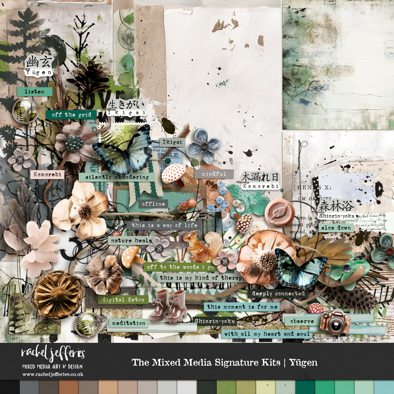 The Mixed Media Signature Kits | Yūgen by Rachel Jefferies