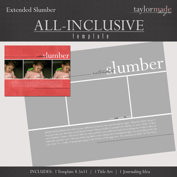 All Inclusive Template - Extended Slumber - 8.5x11