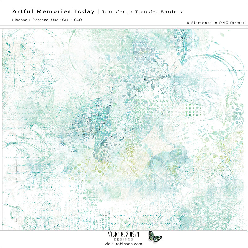 Artful Memories Today Transfers