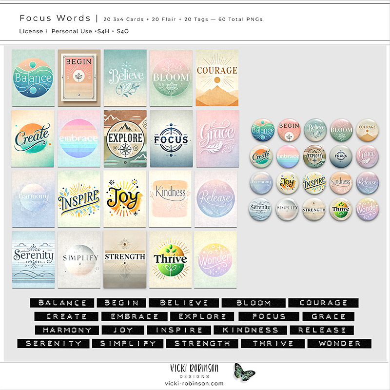 Focus Words Digital Version