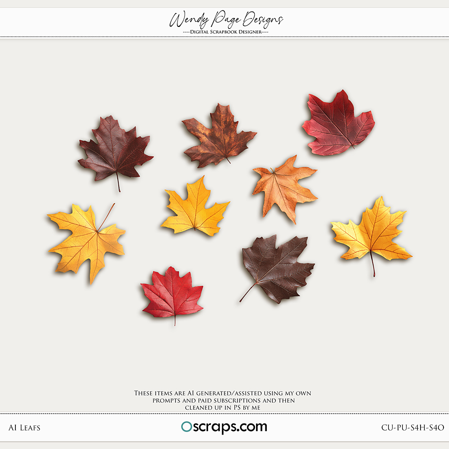 AI-Leafs (CU) by Wendy Page Designs 