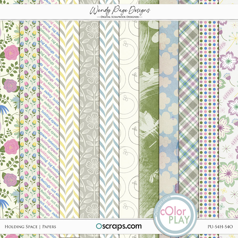 Holding Space | Papers by Wendy Page Designs      