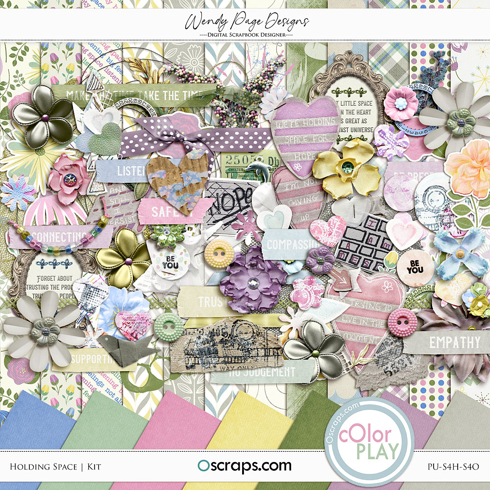 Holding Space | Kit by Wendy Page Designs     