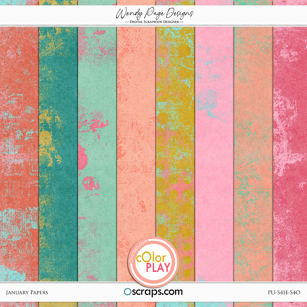 January Papers by Wendy Page Designs