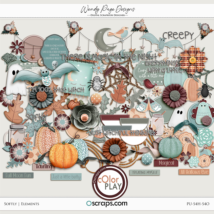 Softly Elements by Wendy Page Designs   