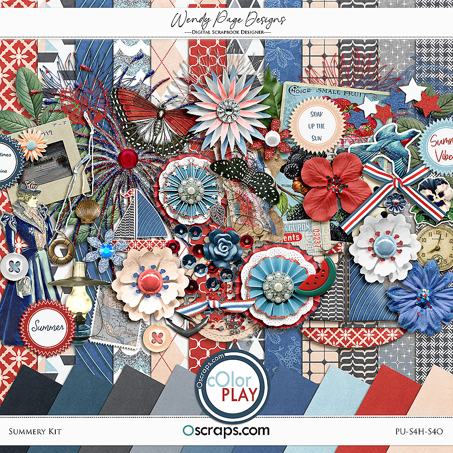 Summery | Kit by Wendy Page Designs