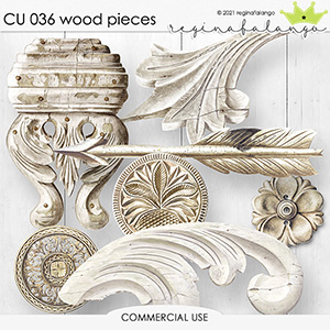 CU 036 WOOD PIECES