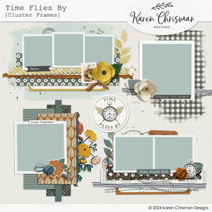 Time Flies By Cluster Frames by Karen Chrisman