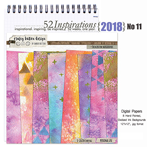 52 Inspirations 2018 No 11 - Oxidized Ink Backgrounds