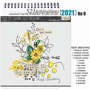 52 Inspirations 2021 No 09 Just Keep Breathing Elements by Design by Tina