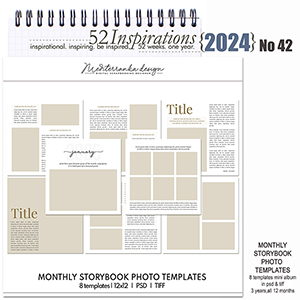 52 Inspirations 2024 no 42 Storybook Templates by Mediterranka