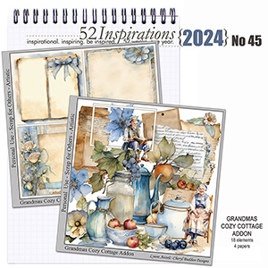 52 Inspirations 2024 No 45 Grandmas Cozy Cottage Add On by Lynne Anzelc Designs