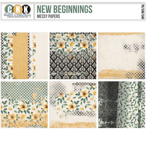 New Beginnings-Messy Papers by CRK  