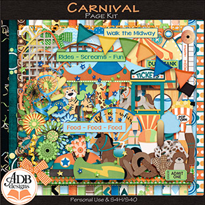 Carnival Page Kit by ADB Designs