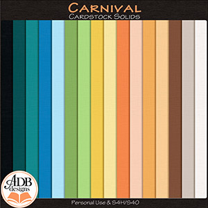 Carnival Solid Papers by ADB Designs