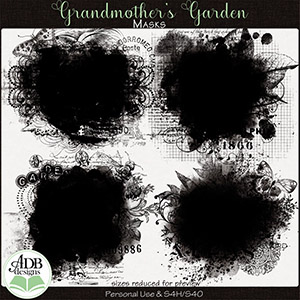 Grandmother's Garden Masks by ADB Designs