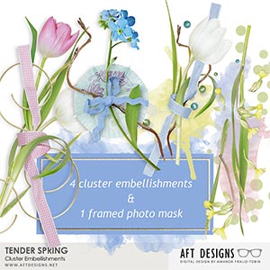 Tender Spring Cluster Embellishments