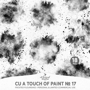 CU A Touch Of Paint No 17 Frosted Flourishes