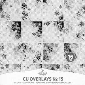 CU Overlays No 15 Ice Crystal Overlays