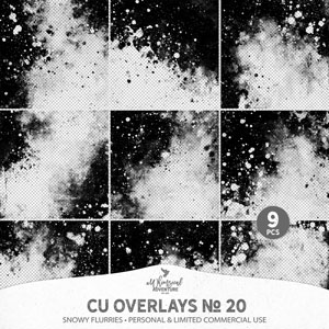 CU Overlays No 20 Snowy Flurries