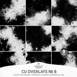 CU Overlays No 8 Cloudy Ink Washes