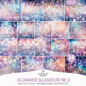 Glimmer Glamour No 2 Amethyst And Opal