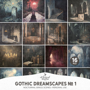 Gothic Dreamscapes No 1 Nocturnal Grace Scenes