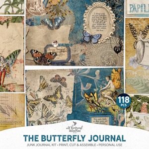 The Butterfly Journal Junk Journal Kit