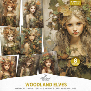 Mythical Characters No 3 Woodland Elves