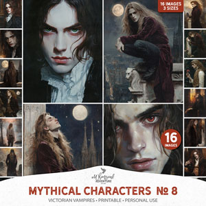 Mythical Characters No 8 Victorian Vampires