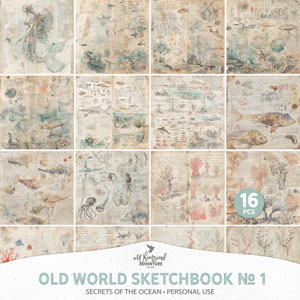 Old World Sketchbook No 1 Secrets Of The Ocean