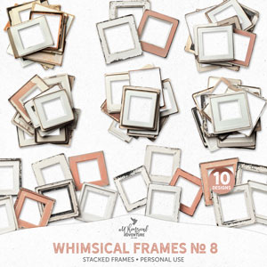 Whimsical Frames No 8 Stacked