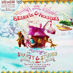 Bearrie & Foxter's, Fishing Shanty and Studio Storybook Collection (With everything in it!) by Lorie Davison