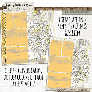 In This Together Art Journal Template Set 