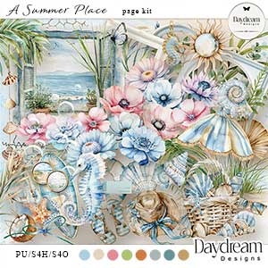 A Summer Place Page Kit by Daydream Designs     