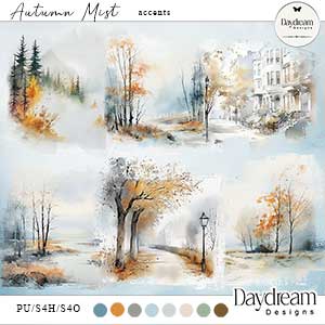 Autumn Mist Accents by Daydream Designs    