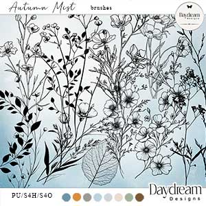 Autumn Mist Stamp Brushes by Daydream Designs  