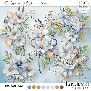 Autumn Mist Clusters by Daydream Designs   