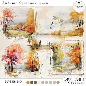 Autumn Serenade Accents by Daydream Designs   