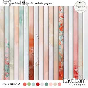 Late Summer Whispers Artistic Papers by Daydream Designs 