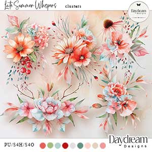 Late Summer Whispers Clusters by Daydream Designs     