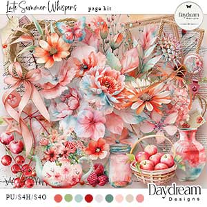 Late Summer Whispers Page Kit by Daydream Designs      