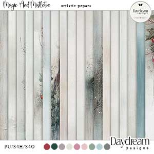 Magic And Mistletoe Artistic Papers by Daydream Designs  